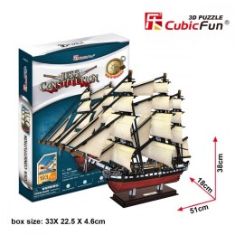 Cubic Fun Puzzle 3D Żaglowiec USS Constitution