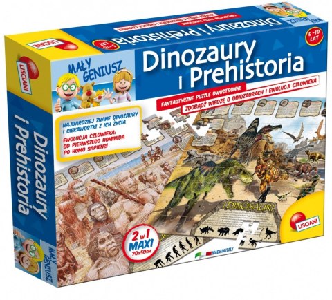 Lisciani Geopuzzle dinozaury Mały Geniusz