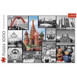 Trefl Puzzle 1000 elementów, Moskwa kolaż