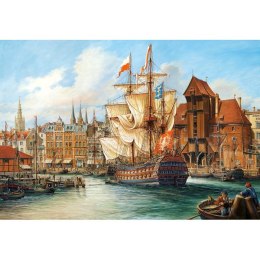 Castor Puzzle 1000 elementów Stary Gdańsk Statek