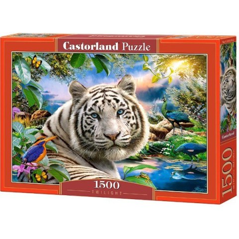 Castor Puzzle 1500 elementów Biały tygrys Twighlight