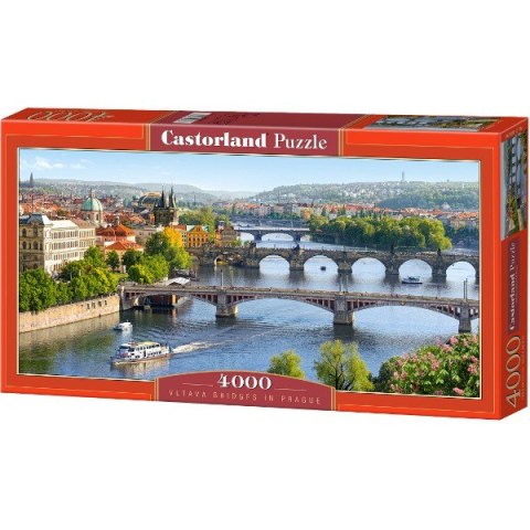 Castor Puzzle 4000 elementów Vltava Mosty w Pradze