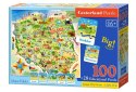 Castor Puzzle Edukacyjna mapa Polski