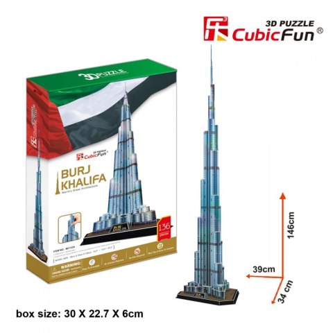 Cubic Fun 3D Burj Khalifa Zestaw XL