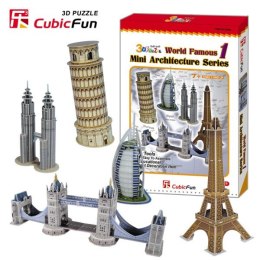 Cubic Fun PUZZLE 3D Mini architektura seria1