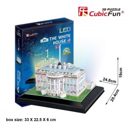 Cubic Fun Puzzle 3D Biały Dom (Światło)