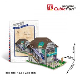 Cubic Fun Puzzle 3D Domki świata - Francja Flower Shop