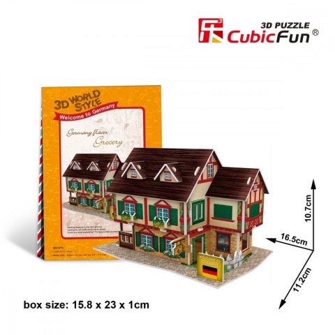 Cubic Fun Puzzle 3D Domki świata - Niemcy Grocery Shop