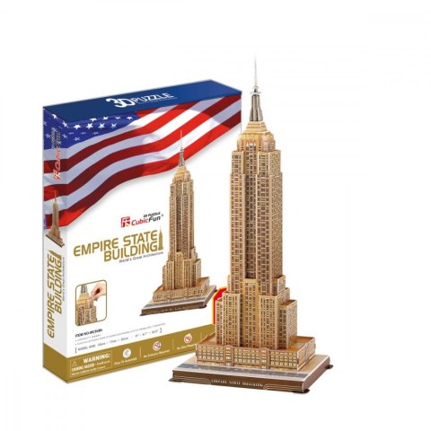 Cubic Fun Puzzle 3D Empire State Building 66 elementów