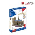 Cubic Fun Puzzle 3D Katedra Notre Dame 128 elementów- zestaw XL