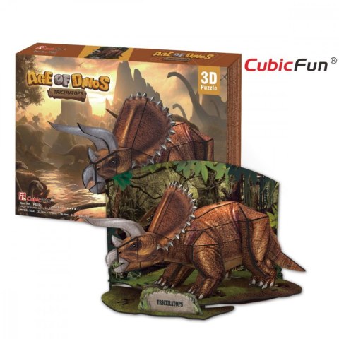 Cubic Fun Puzzle 3D Triceratops