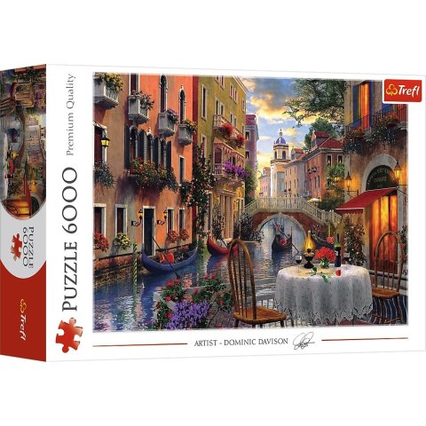 Trefl Puzzle 6000 elementów, Romantyczna kolacja