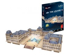 Cubic Fun Puzzle 3D Palac Luwr LED