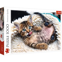 Trefl Puzzle 1000 elementów Wesoły kotek