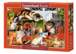 Castor Puzzle 1500 elementów Kotki czas zabawy