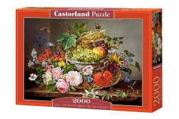 Castor Puzzle 2000 elementów Koszyk owoców i kwiatów