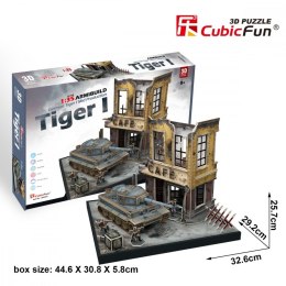 Cubic Fun Puzzle 3D Czołg German Tiger 258 elementów