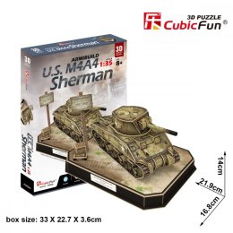 Cubic Fun Puzzle 3D Czołg U.S. M4A4 Sherman 263 elementy