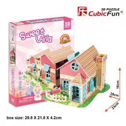 Cubic Fun Puzzle 3D Domek dla Lalek 84 elementy