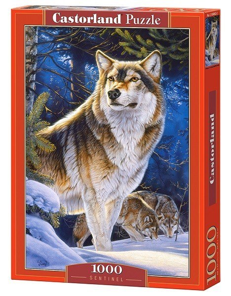 Castor Puzzle 1000 elementów Wilk Strażnik