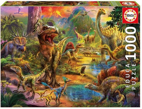 Educa Puzzle 1000 elementów Dinozaury