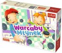 Trefl Gra Warcaby/Młynek ilustrowany