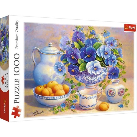 Trefl Puzzle 1000 elementów - Niebieski bukiet