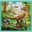 Trefl Puzzle 3w1 - Niezwykły świat dinozaurów