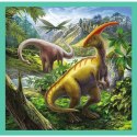 Trefl Puzzle 3w1 - Niezwykły świat dinozaurów