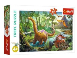 Trefl Puzzle 60 elementów - Wędrówki dinozaurów