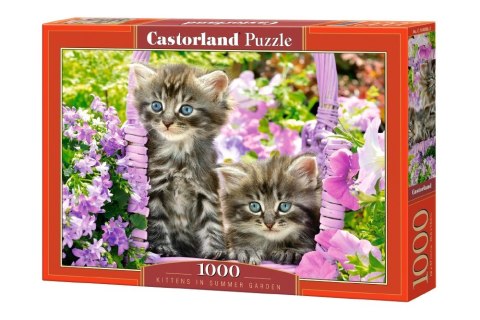 Castor Puzzle 1000 elementów - Kotki w wiosennym ogrodzie