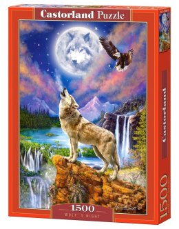 Castor Puzzle 1500 elementów - Noc wilka