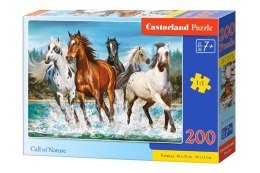 Castor Puzzle 200 elementów - Konie zew natury