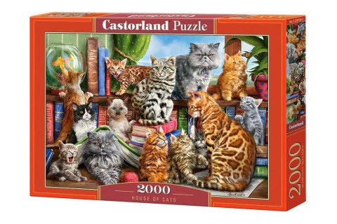 Castor Puzzle 2000 elementów - Koci Dom