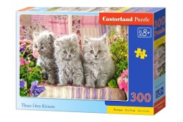 Castor Puzzle 300 elementów Trzy szare kotki