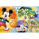 Trefl Puzzle 24 elementy Maxi - Mickey Mouse, Czas na sport!