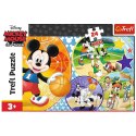 Trefl Puzzle 24 elementy Maxi - Mickey Mouse, Czas na sport!