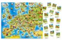 Castor Puzzle 180 elementów Mapa Europy