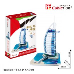 Cubic Fun Puzzle 3D Wieżowiec Burj Al Arab 46 elementów