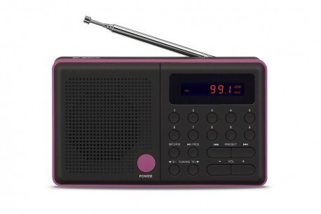 Eltra Radio Pliszka USB, FM czarne