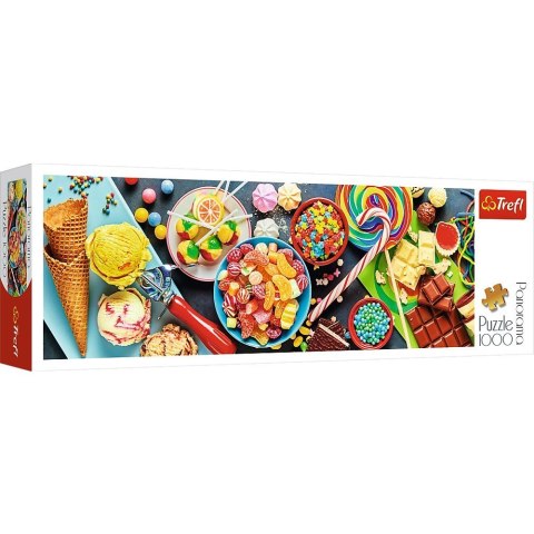 Trefl Puzzle 1000 elementów Panorama Słodkie przysmaki