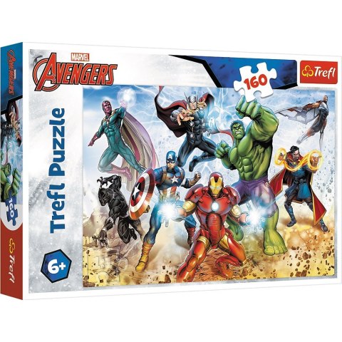 Trefl Puzzle 160 elementów Avengers - Gotowi by ratować świat