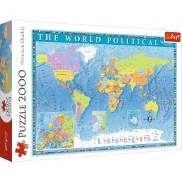 Trefl Puzzle 2000 elementów Polityczna mapa świata