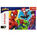 Trefl Puzzle 30 elementów - Spiderman i Miquel