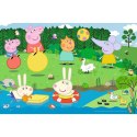 Trefl Puzzle 60 elementów - Świnka Peppa, Wakacyjna zabawa