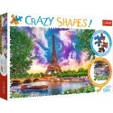 Trefl Puzzle 600 elementów Crazy Shapes - Niebo nad Paryżem