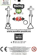 EUREKA 3D Gra Łamigłówka druciana Racing nr 8