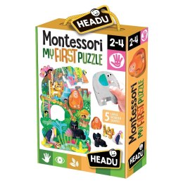 Russell Gra HEADU Montessori Pierwsze puzzle - Dżungla