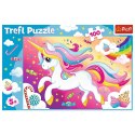 Trefl Puzzle 100 elementów - Piękny jednorożec