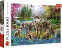 Trefl Puzzle 1000 elementów - Wilcza rodzina